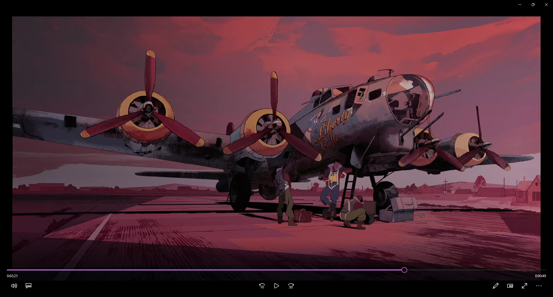 Windows Media Player spielt die von Audials aufgenommene Netflix-Datei Love Death and Robots fehlerfrei ab