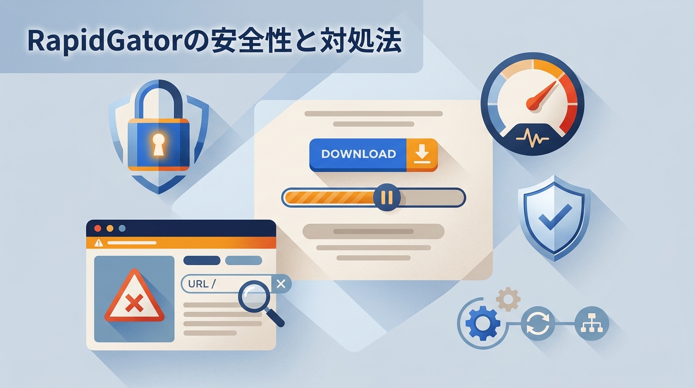 RapidGatorの安全性は大丈夫?違法性・偽サイトの見分け方と遅い・落とせない時の対処法【2026年】