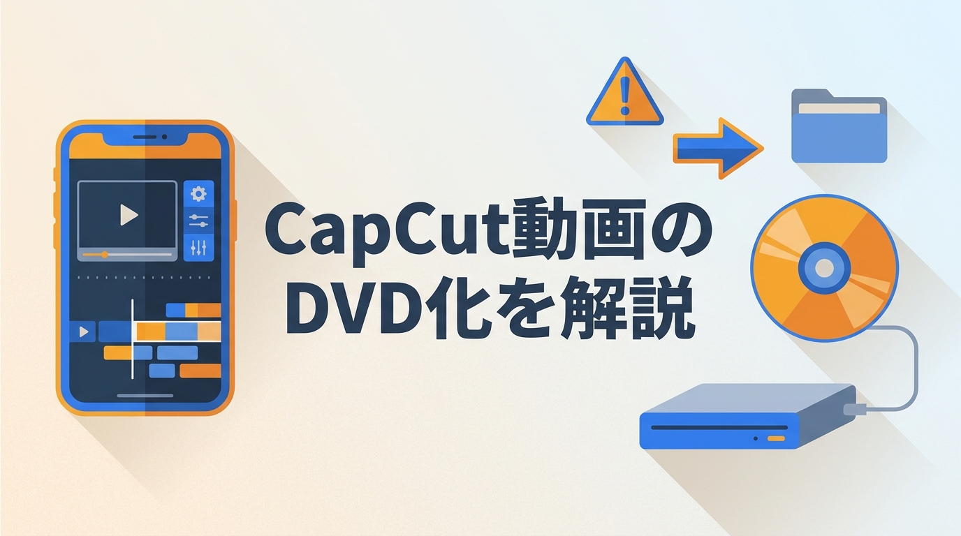 CapCut動画をDVDに焼く方法｜PCでの作成手順とパソコンなしの依頼方法