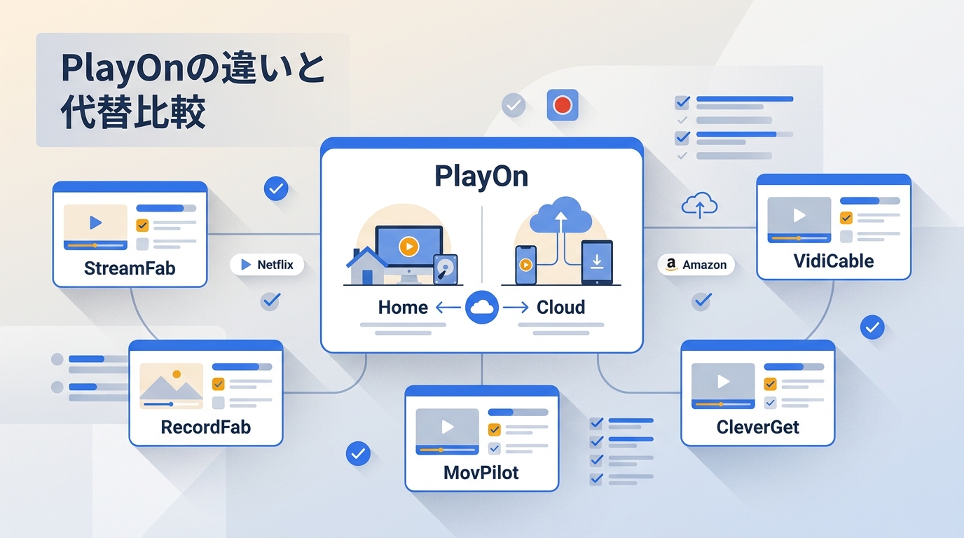 PlayOnとは?Home・Cloudの違いと日本向け代替ソフト5選