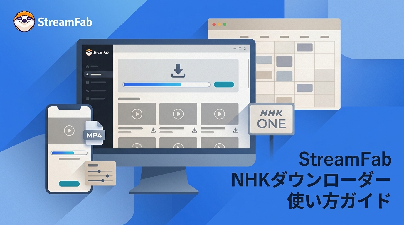 StreamFab NHK ダウンローダーのNHK ONE対応・使い方・注意点【2026年版】