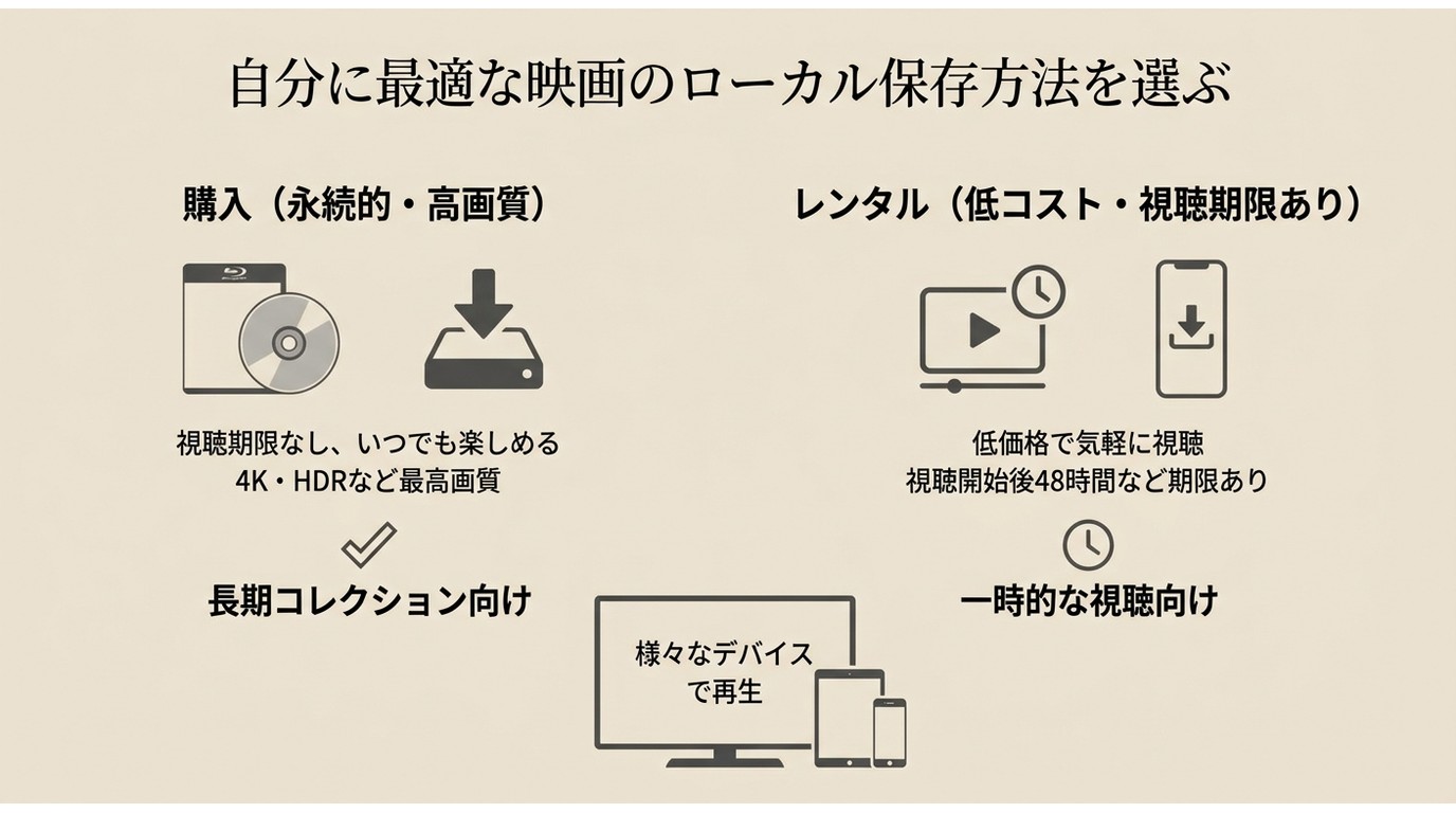 YouTubeの無料映画をローカルファイルとして保存する方法