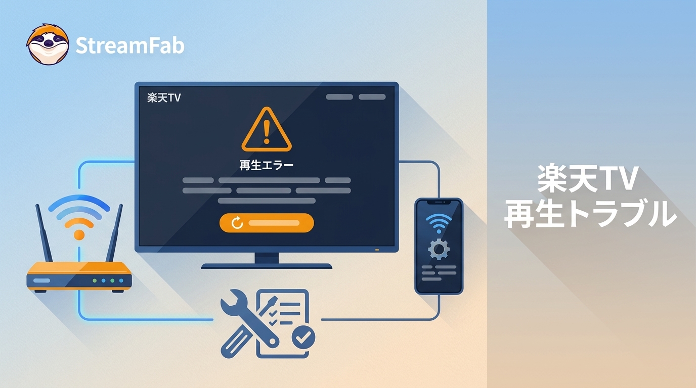 楽天TVが見れない原因とエラーコードの���処法|Fire TV・Chromecast・ブラウザ別に解説