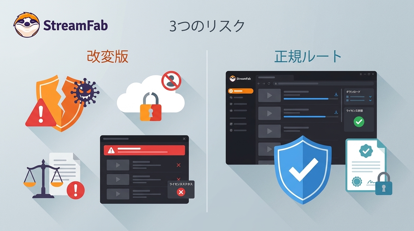 StreamFabのクラック版は使える？リスクと無料で試す正規ルートを解説【2026年】