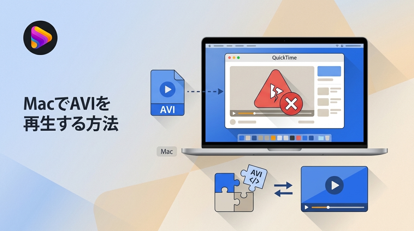 MacでAVIが再生できない原因と再生方法