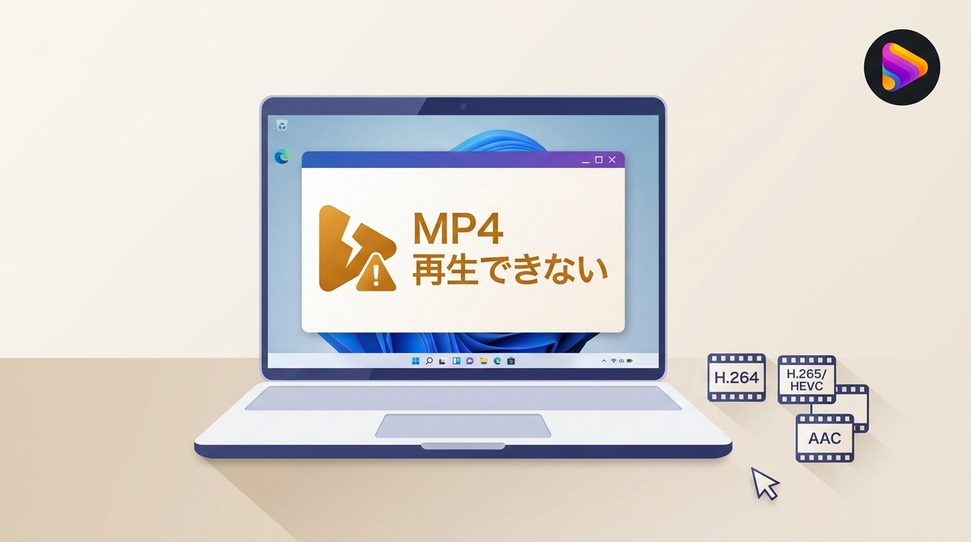 MP4が再生できない原因と対処法