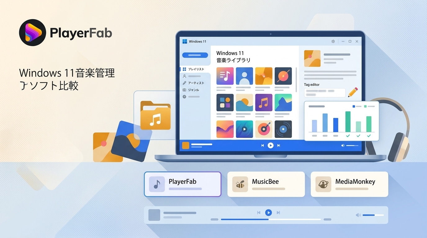 Windows 11向け音楽管理ソフトおすすめ7選