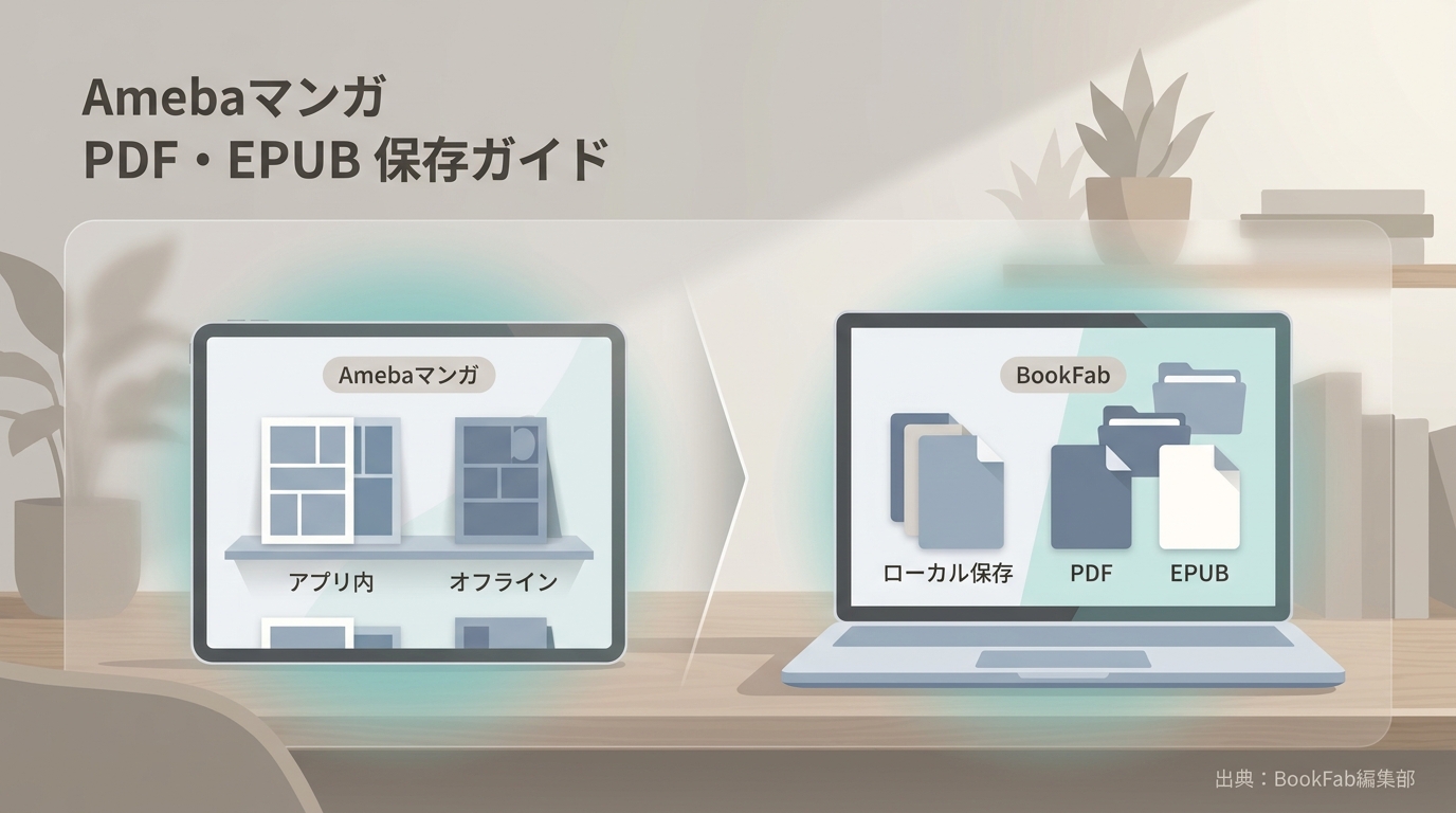 AmebaマンガはPDF保存できる？公式機能との違いと注意点