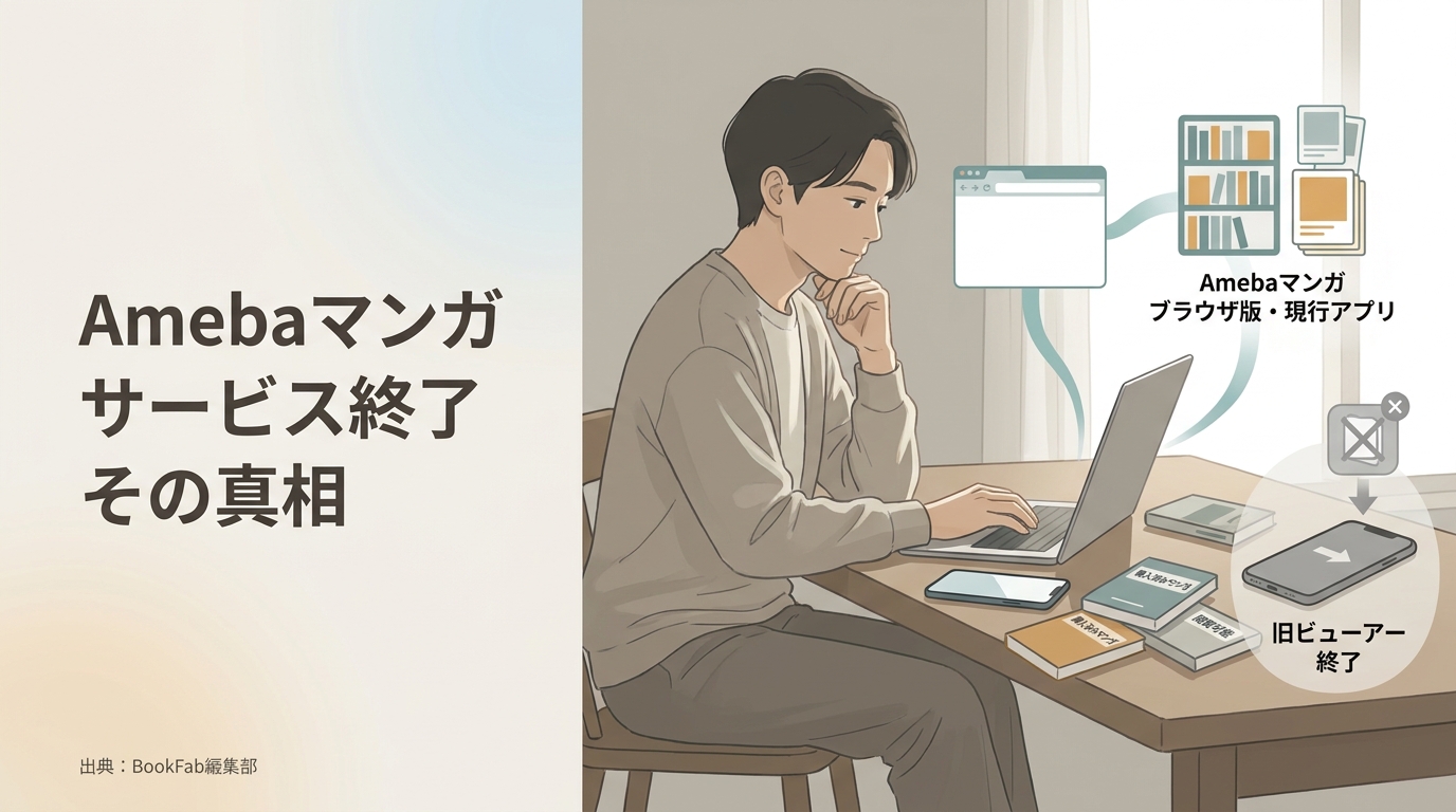Amebaマンガのサービス終了情報と購入済み作品の現在を確認する
