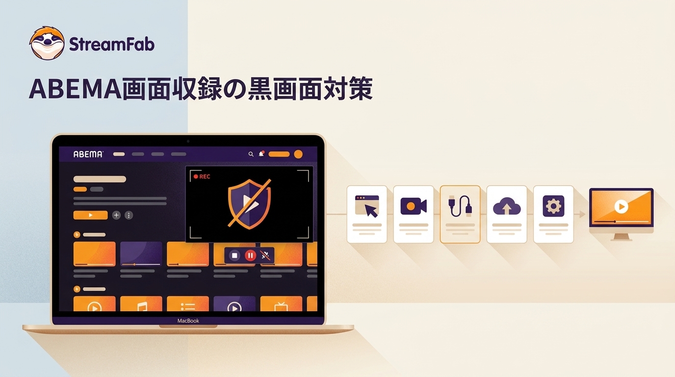 MacでABEMAを画面収録する方法｜黒画面・音声なしの原因と5つの選択肢