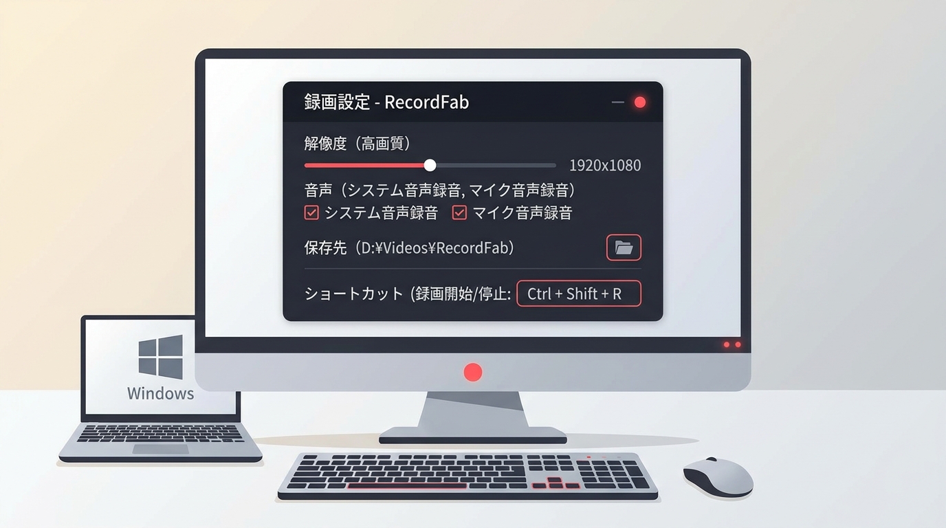 WindowsでRecordFabを使うときの設定と向く場面