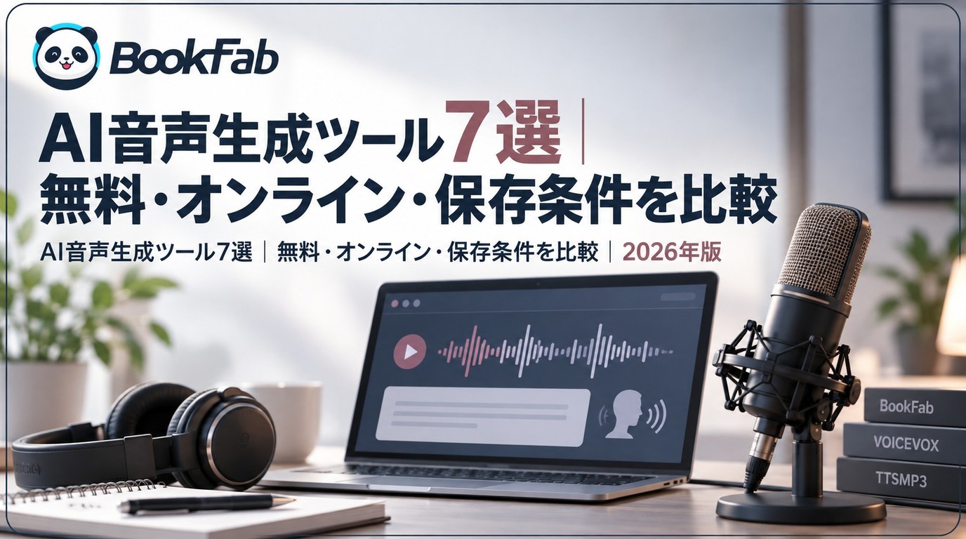 無料で試せるAI音声生成ツール7選と選び方