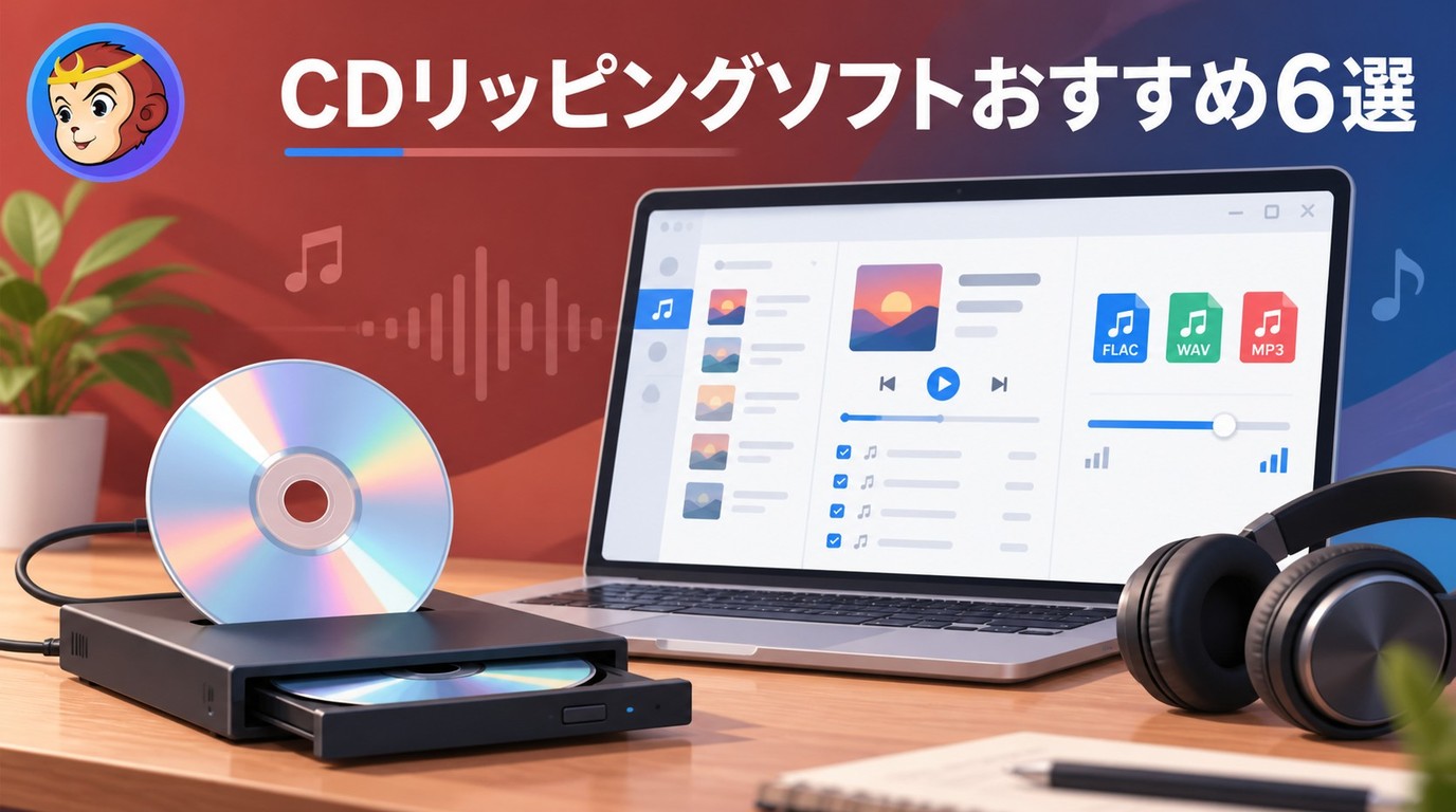 CDリッピングソフトおすすめ6選と保存形式の選び方