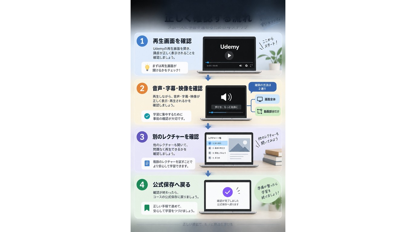 Udemyで画面録画やスクリーンショットが黒くなる原因の切り分け