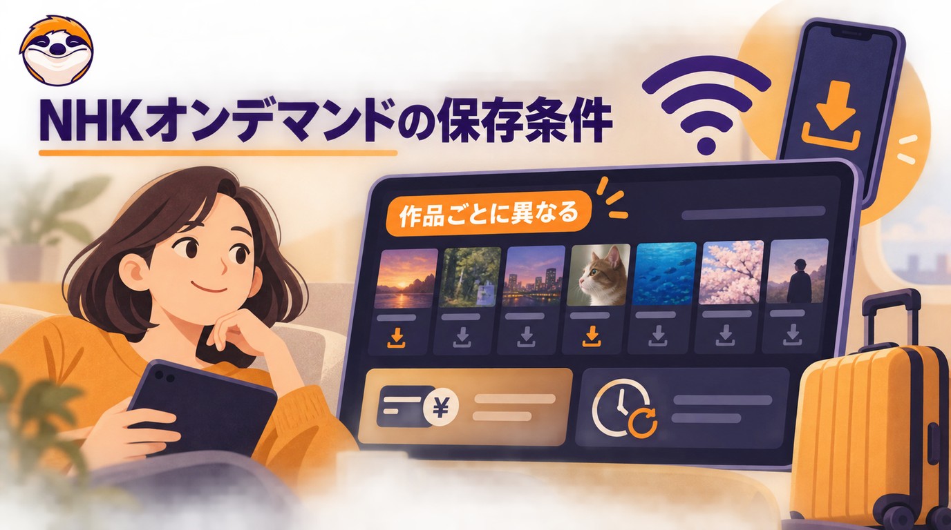 AmazonプライムのNHKオンデマンドはダウンロードできる?公式保存の条件・料金・注意点