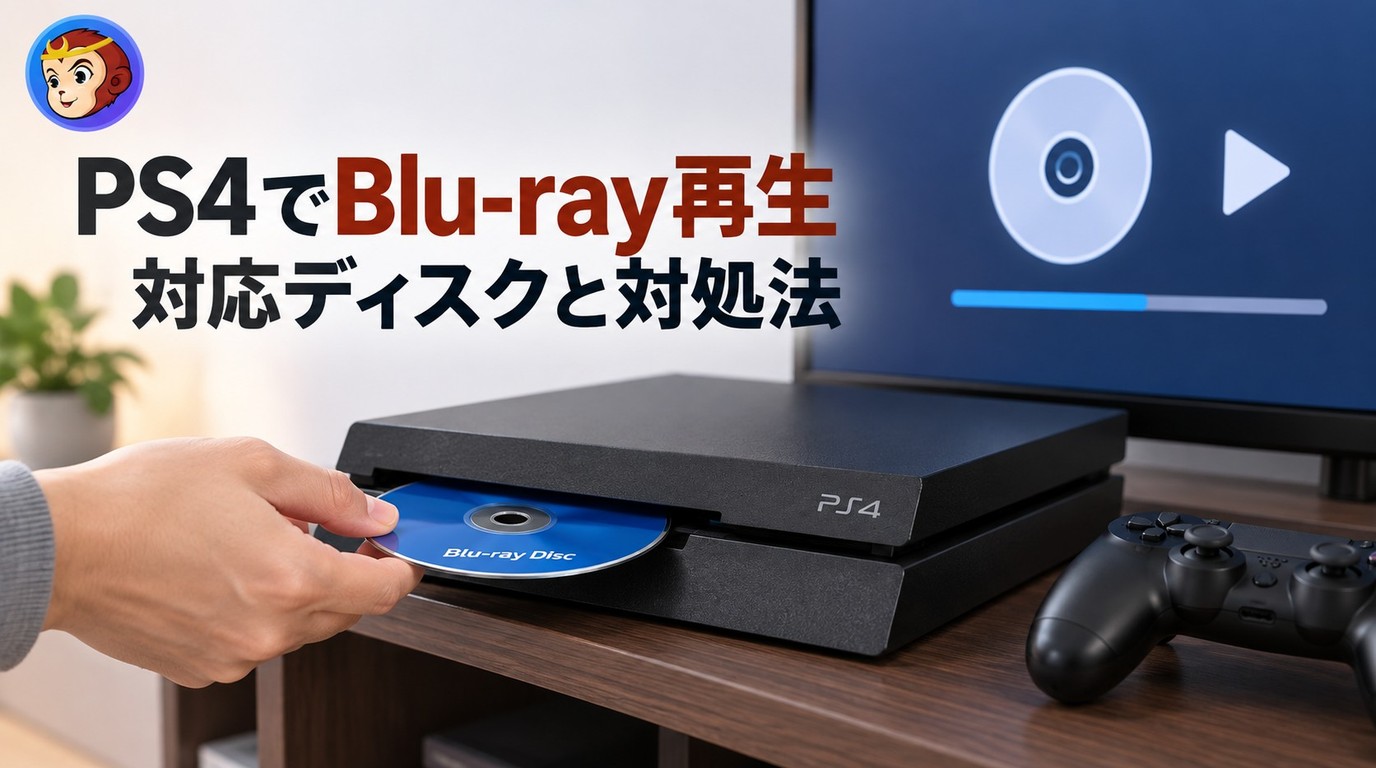 PS4でブルーレイを再生する方法と再生できない場合の確認ポイント