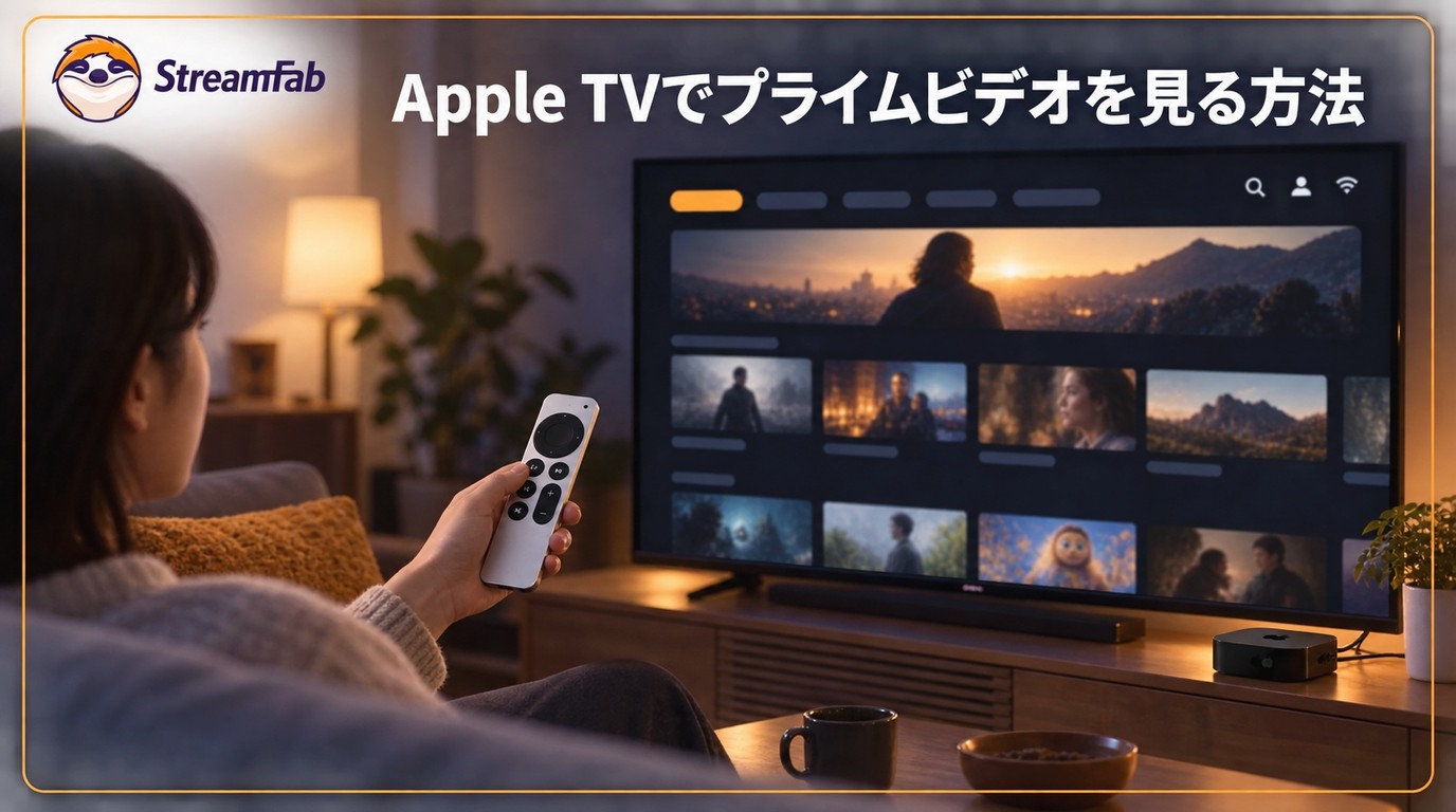 Apple TVでAmazonプライムビデオを見る方法|見られない時の対処法