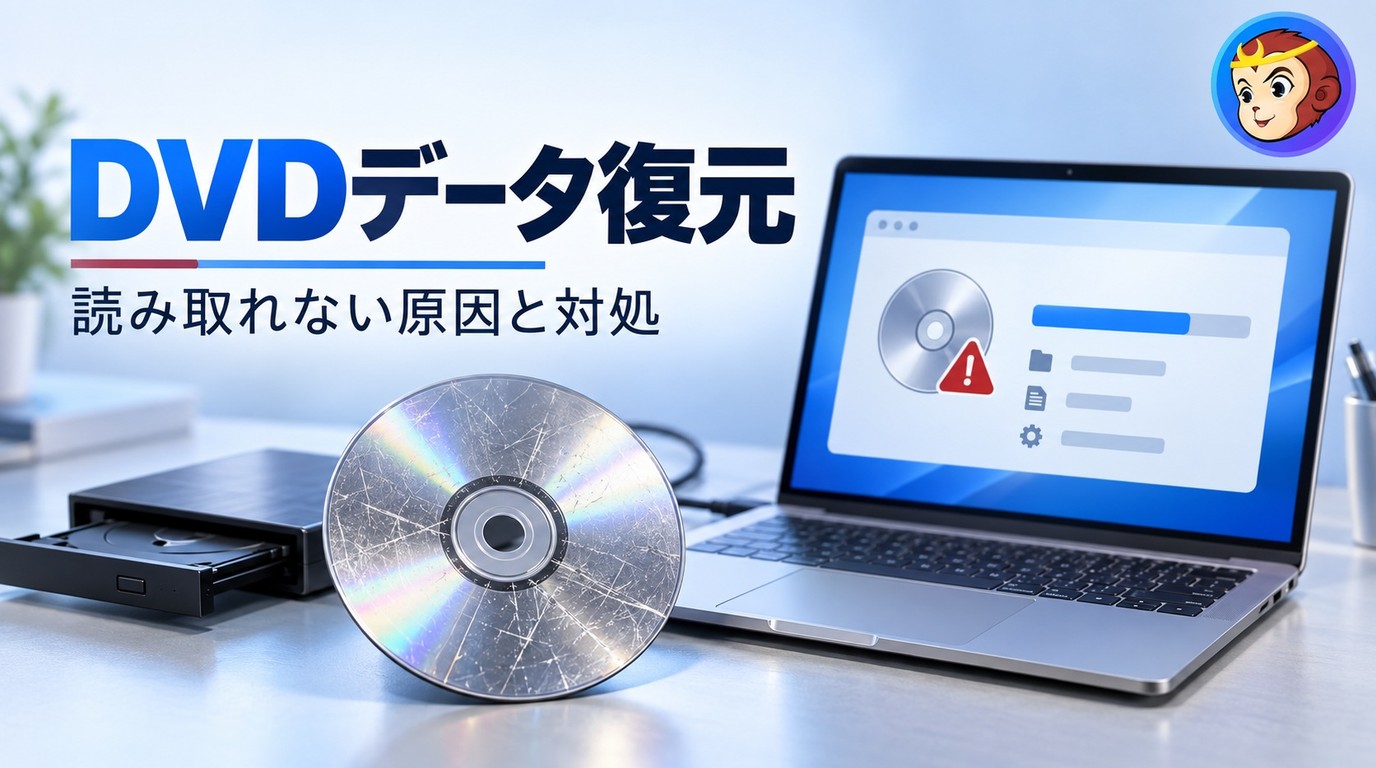DVDが読み取れないときの修復手順:原因の切り分けとデータ復旧