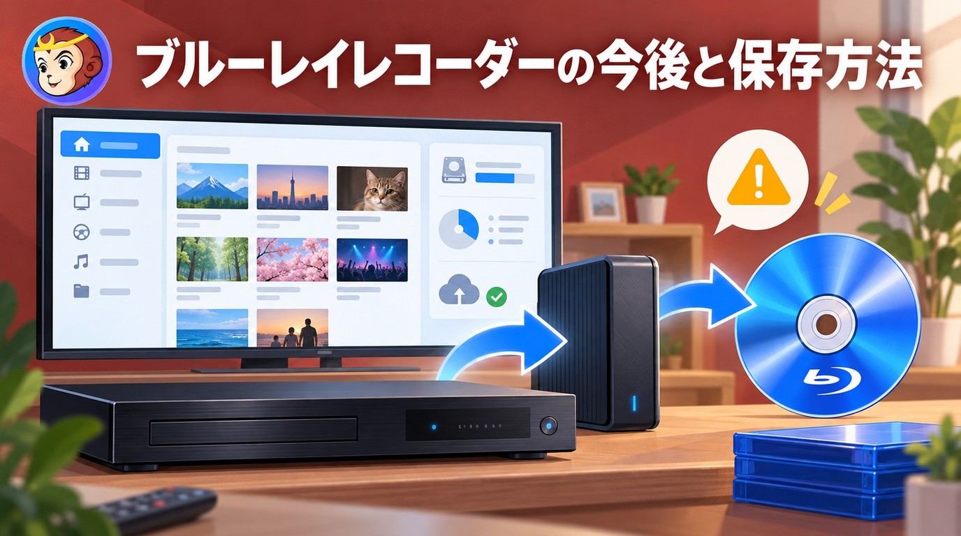 ブルーレイレコーダーは今後どうなる？2026年の終了状況と録画データを残す方法