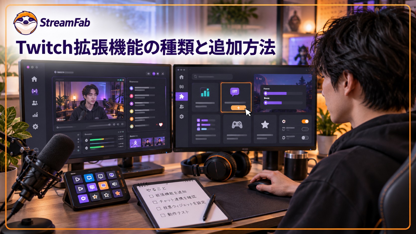 Twitch拡張機能のおすすめは?種類とアドオン追加方法を解説