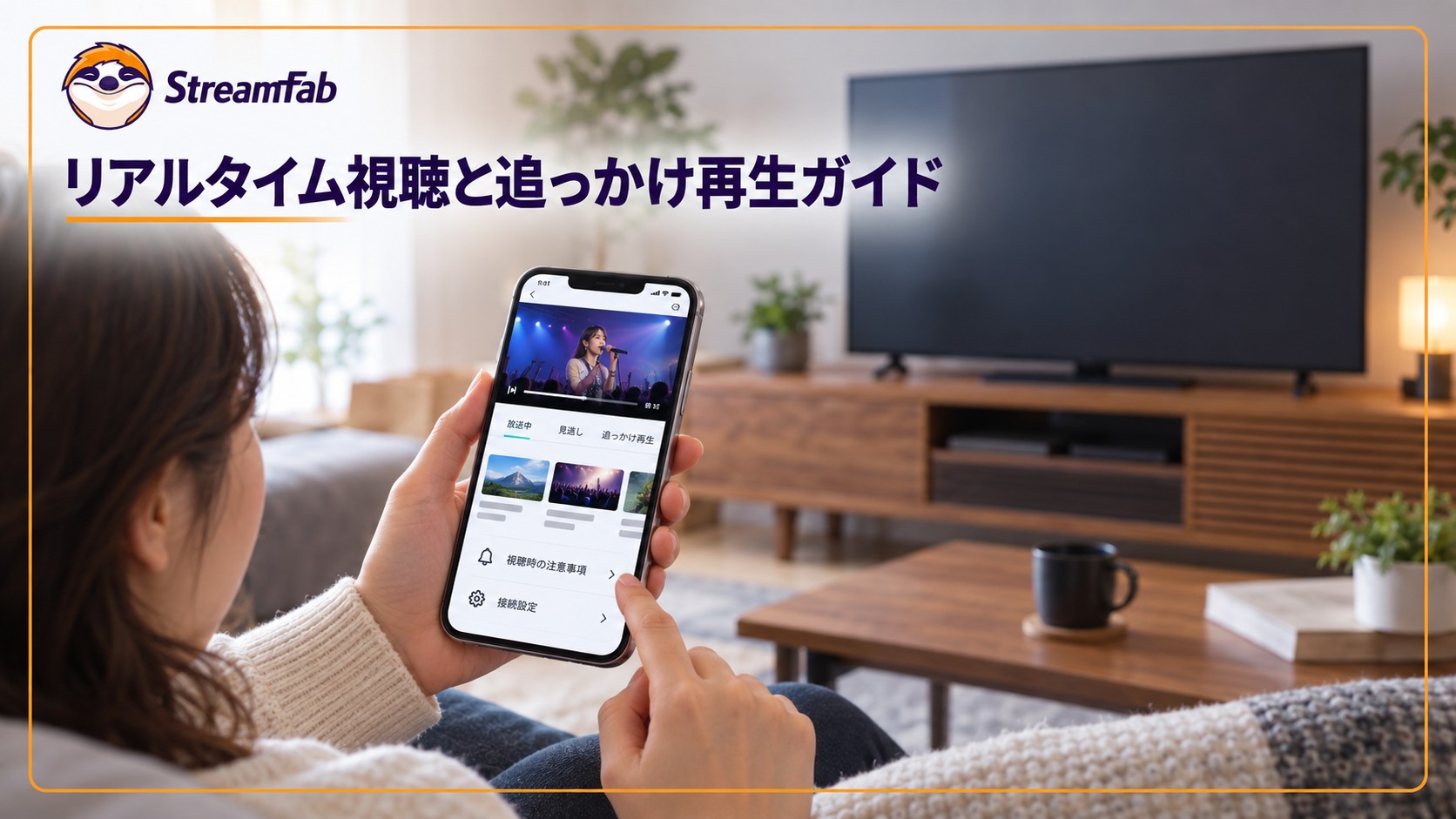 TVerのリアルタイム視聴と追っかけ再生のやり方、テレビで見る方法の注意点【2026】