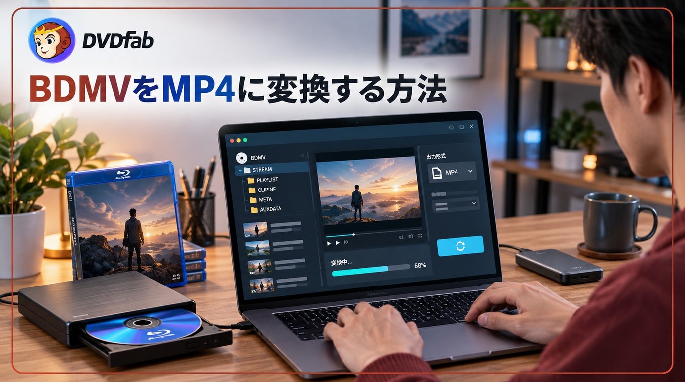 BDMVとは？BDMVをMP4に変換する方法を詳しく解説