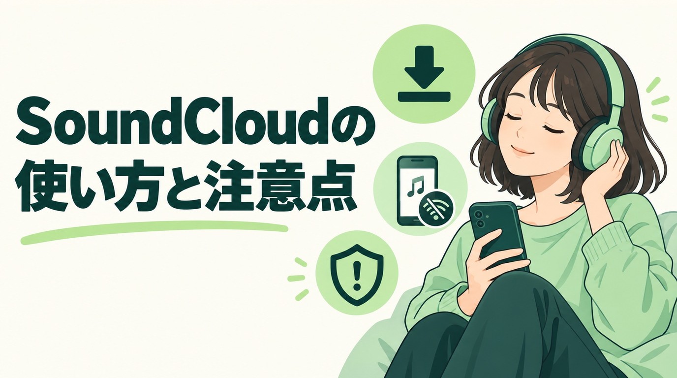SoundCloudの使い方を解説！無料で聴ける範囲と危険性、ダウンロードの注意点