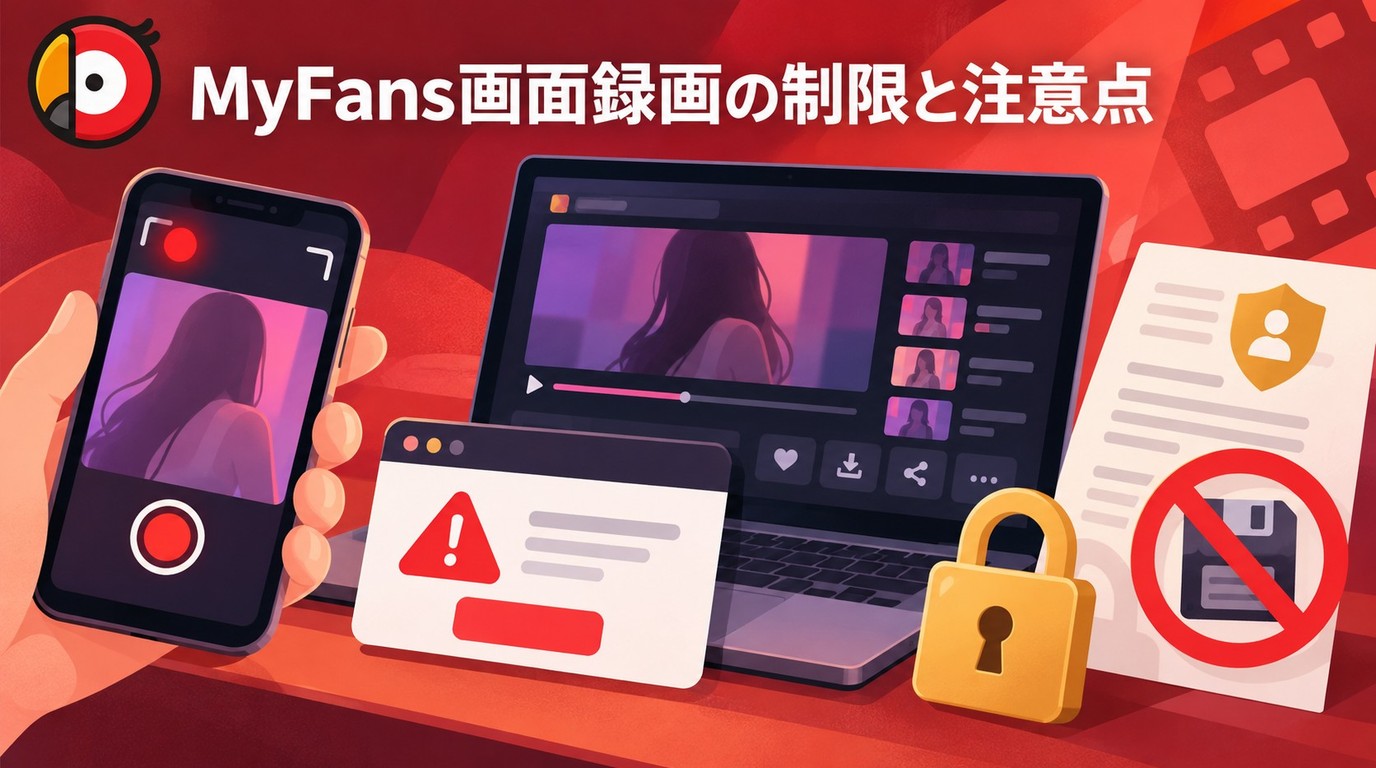 myfansを画面録画するには?「保存」との違いからPC・スマホの録画まで
