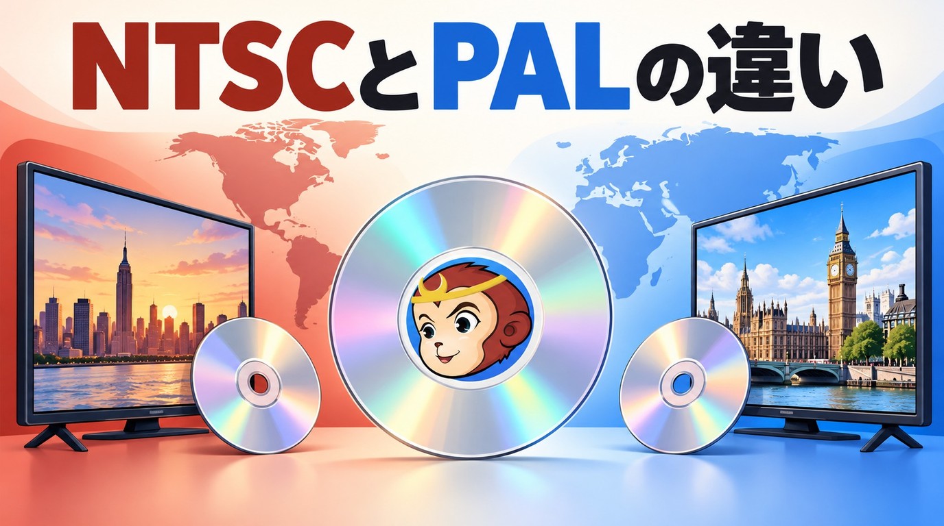 NTSCとPALの違い、DVDの選び方と変換方法