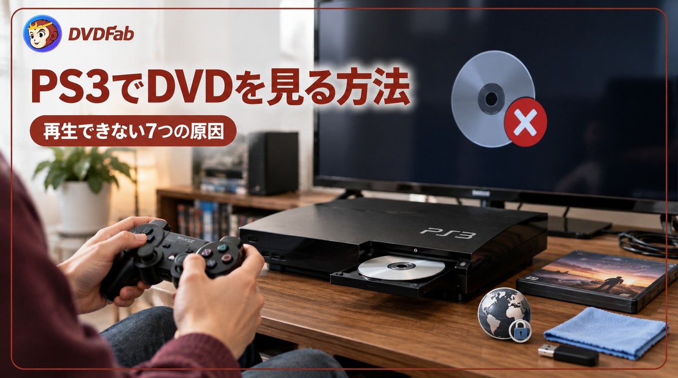 PS3でDVDを見る方法と再生できないときの7つの原因・対処法